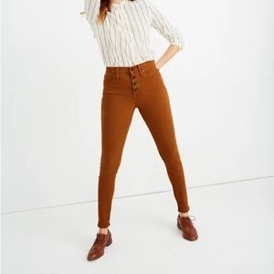 Madewell 9’ mid rise skinny jeans